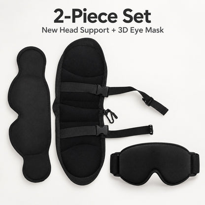 ✈️ 3-in-1 Full Support Travel Kit – Rest Better on Every Flight 😴💤