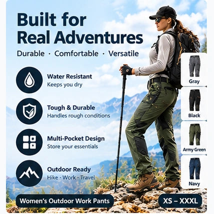 Women's fleece-lined ski work pants
