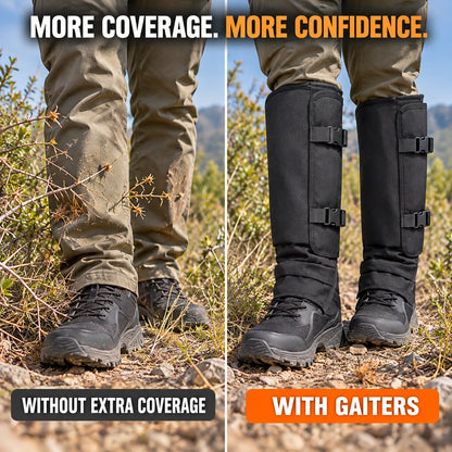 🥾Adjustable Snake-Resistant Leg Gaiters for Hiking & Hunting