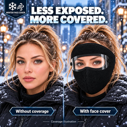 🧣Winter Fleece Face Mask (2-Pack, with Detachable Goggles)