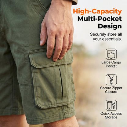 🩳 Men's Outdoor Tactical Cargo Shorts – Multi-Pocket, Durable & Quick-Dry Casual Wear ⛰️