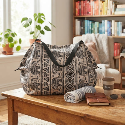 Large-Capacity Foldable Travel Tote