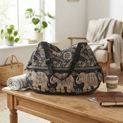 Large-Capacity Foldable Travel Tote