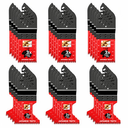 🔥 Cut Faster & Cleaner — Japanese-Tooth Oscillating Saw Blades | Universal Fit, 10–50 Pack 🪚