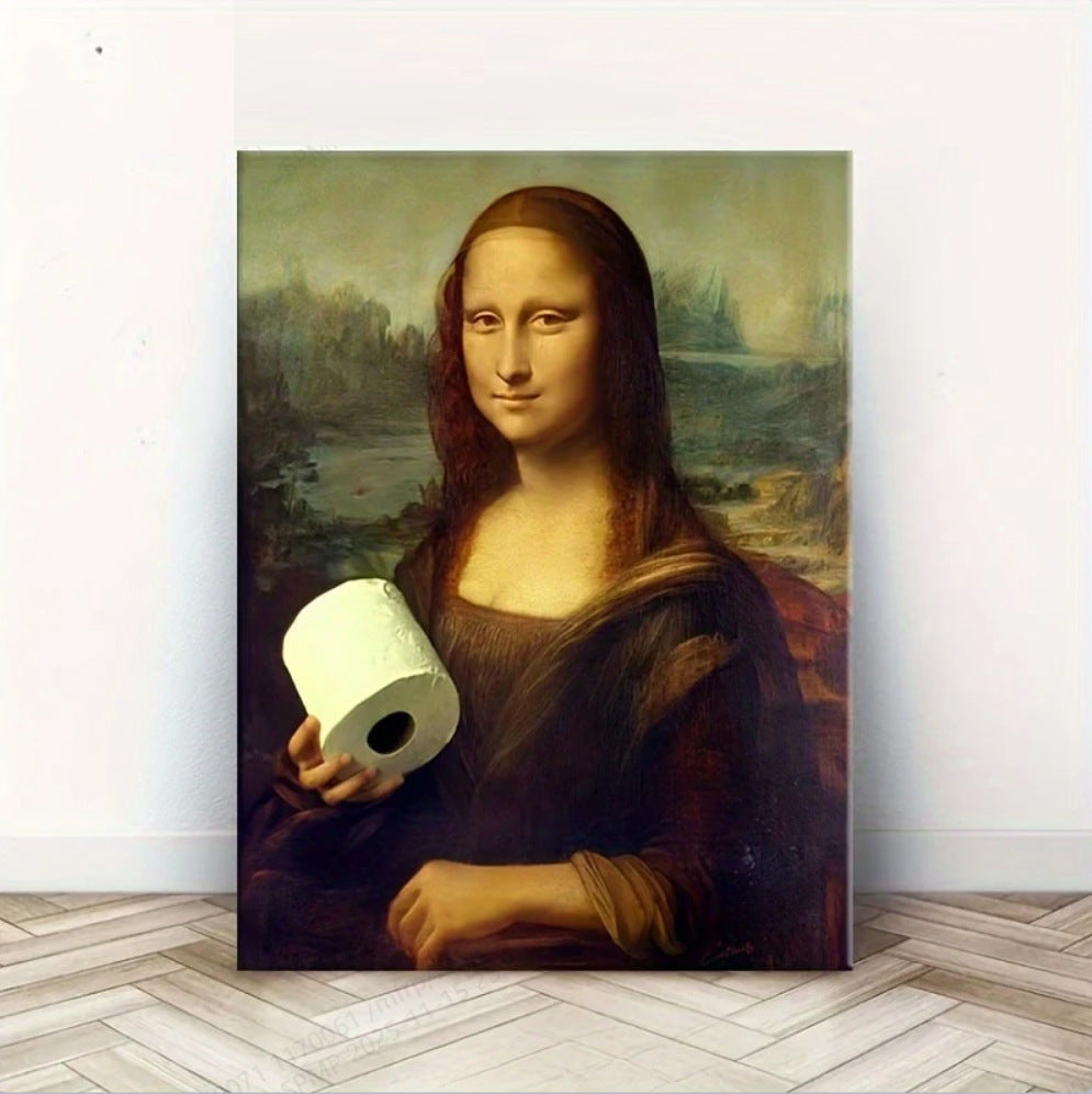 🧻Funny Bathroom Art Frameless- Add Some Holiday Laughs!