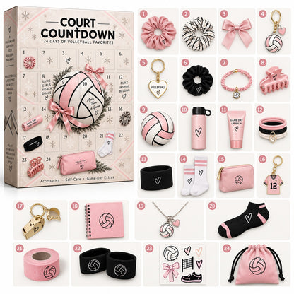 🏐24 Days of Volleyball Surprises — The Ultimate Advent Calendar for Volleyball Girls 🎁💕