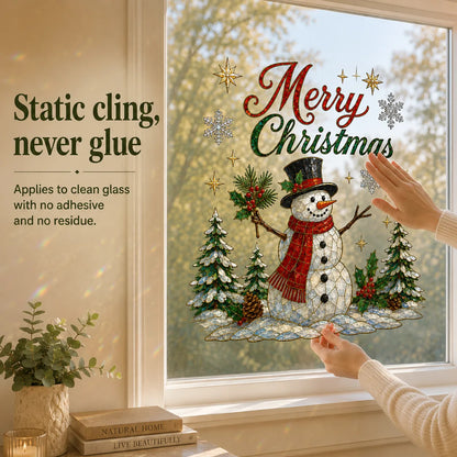 🪟Magical Christmas Scenic Window Clings – Double-Sided Reusable Holiday Glass Stickers