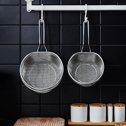 🌟 Premium Stainless Steel Sieve with Ergonomic Handle 🍳 — Durable, Rust-Proof & Easy to Clean! 💧