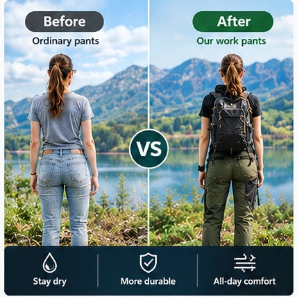 Women's fleece-lined ski work pants