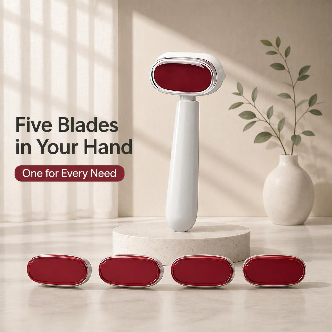 Dual‑Sided Foot Callus Remover, Replaceable Stainless Steel Blade Foot Scraper