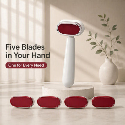 Dual‑Sided Foot Callus Remover, Replaceable Stainless Steel Blade Foot Scraper