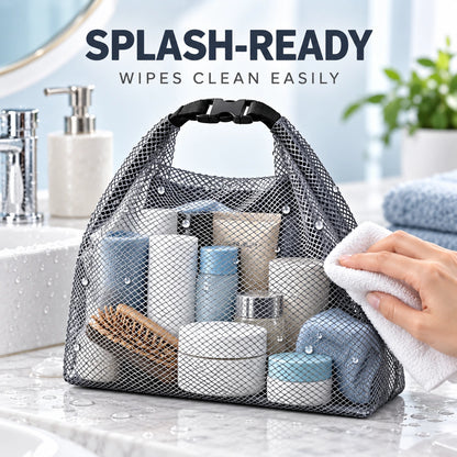 🧴Water-Resistant Travel Toiletry Caddy Set – Large & Small