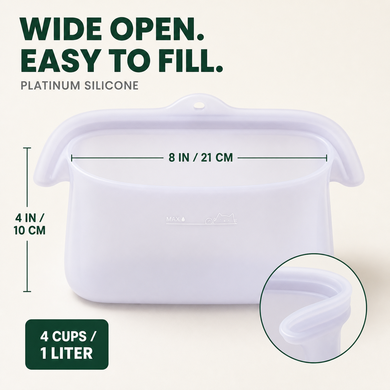 Eco-Friendly Silicone Food Storage Bags