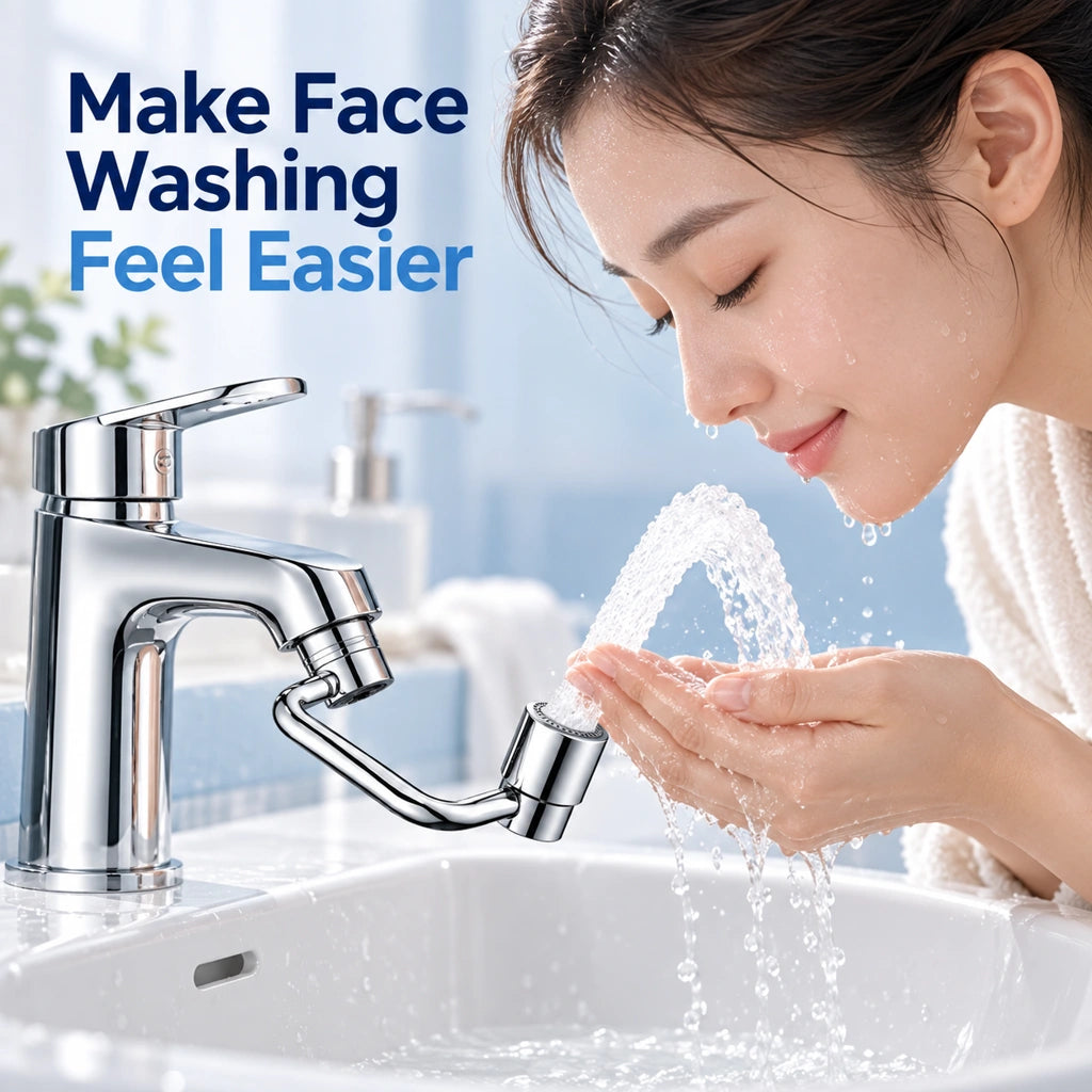 💧1440° Rotatable Faucet Aerator Extension for Toddlers