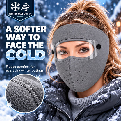 🧣Winter Fleece Face Mask (2-Pack, with Detachable Goggles)