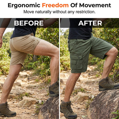 🩳 Men's Outdoor Tactical Cargo Shorts – Multi-Pocket, Durable & Quick-Dry Casual Wear ⛰️