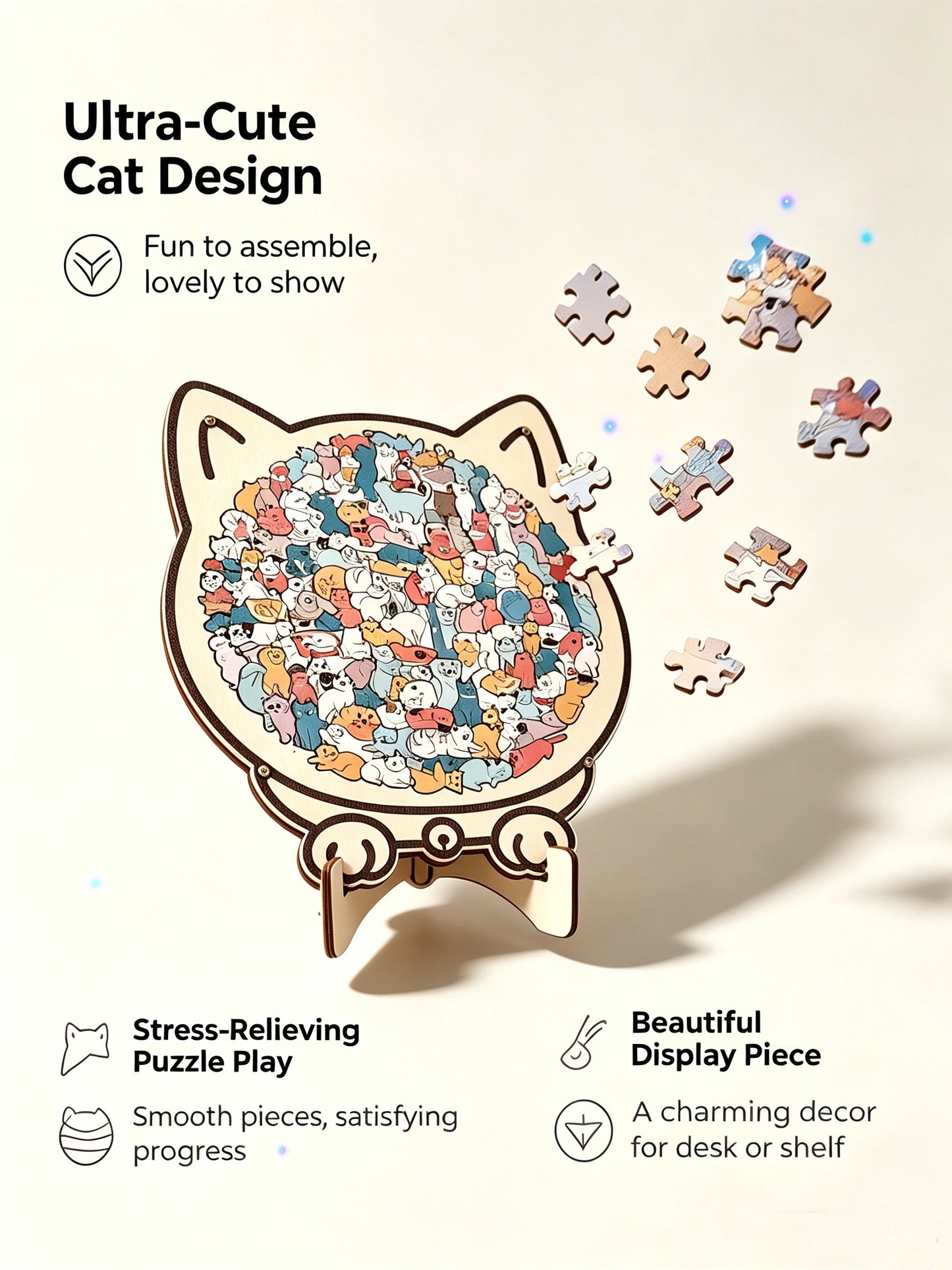 Cat Puzzles Are Super Cute, Fun, And Stress-Relieving.