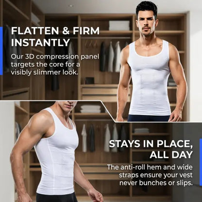 🔥Hot Sale 49% off🌟💪 Men Seamless Compression Tank Top Slim Fit Body