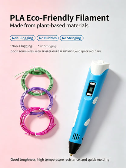 Smart 3D Printing Pen for Kids‑Easy‑Use DIY Drawing Pen