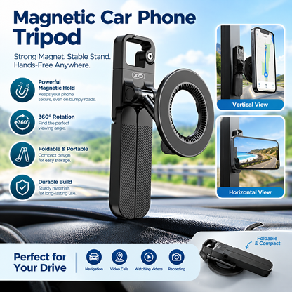 Magnetic Smartphone Holder - Foldable Dual-Sided Iron