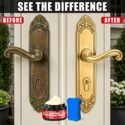 🧽✨ Copper Brass Polish Paste – Restores tarnished brass & copper to brilliant shine.