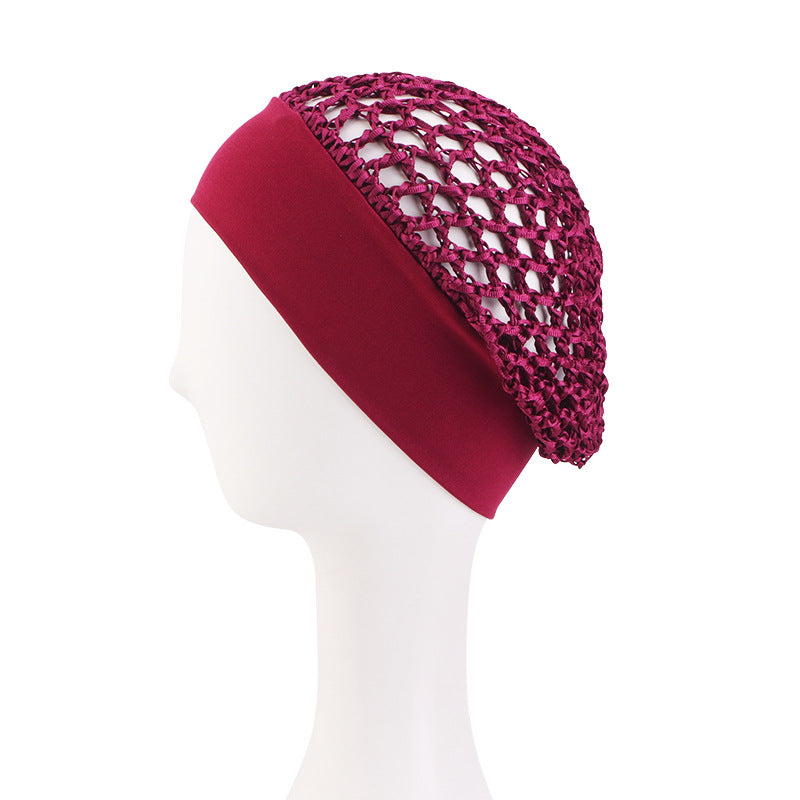 🌙Stretchy Wide-Edge Sleeping Cap Set