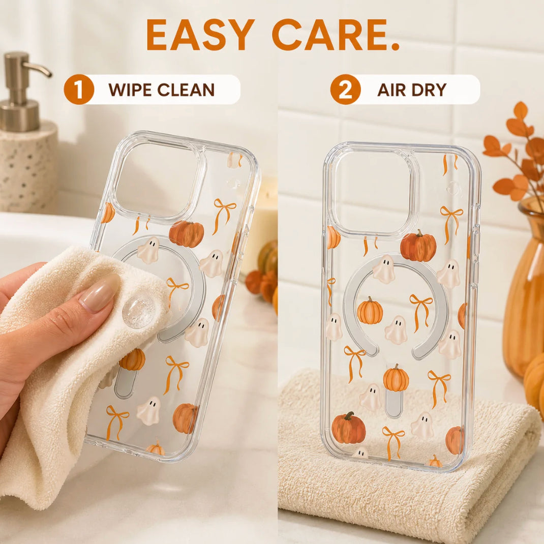 Everyday Drop Protection Meets Festive Vibe! Shockproof Halloween MagSafe Phone Case 🧡🛡️
