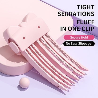 🎀Wireless Heated Volumizing Root Lift Clip - Salon Crown Volume Styling Tool for Fine Flat Hair