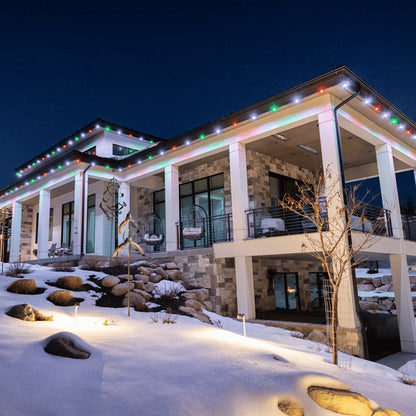 ✨ Permanent Rainbow Outdoor LED Lights – App Controlled & Year-Round Ready 🏡