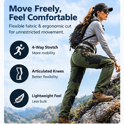 Women's fleece-lined ski work pants