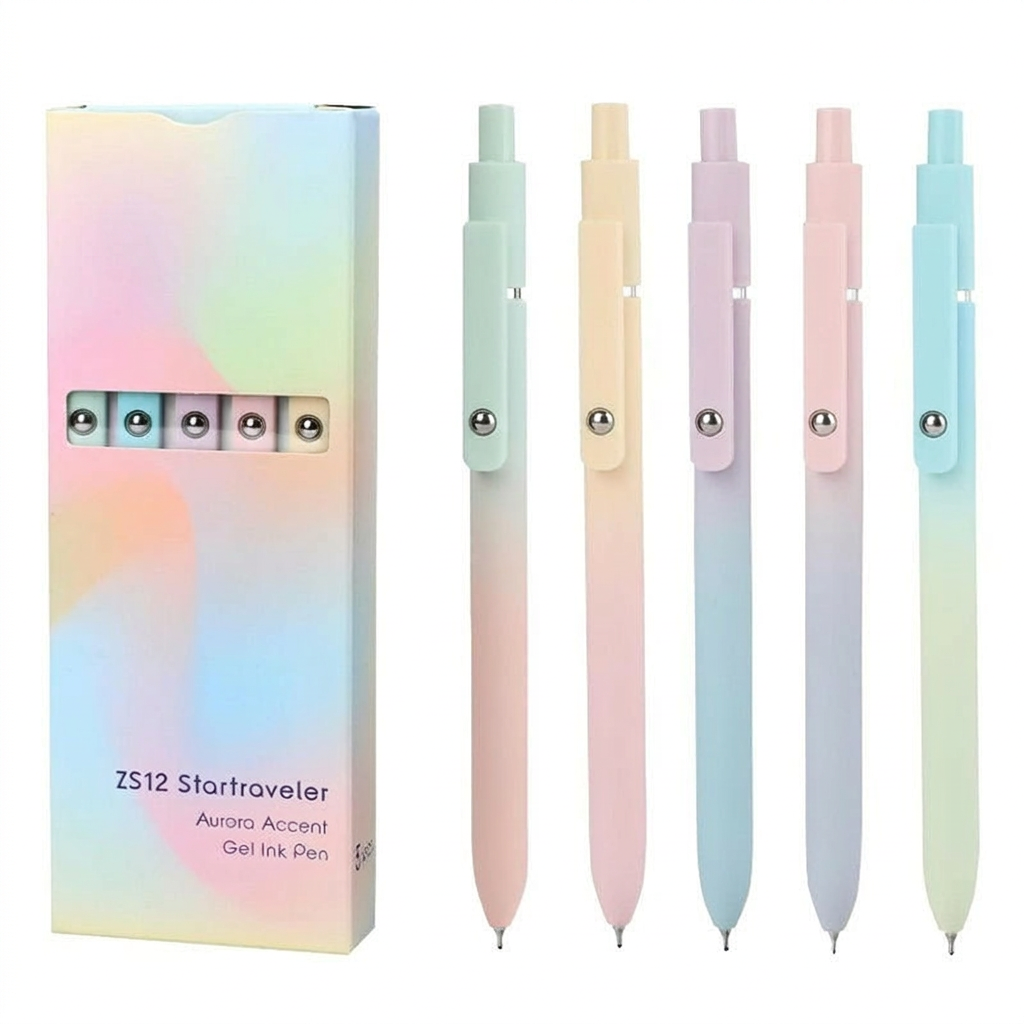 Aurora Gradient Gel Pen Set