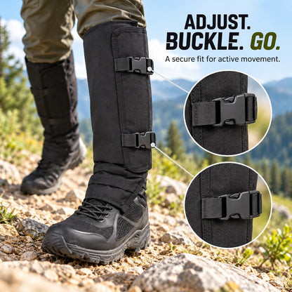 🥾Adjustable Snake-Resistant Leg Gaiters for Hiking & Hunting