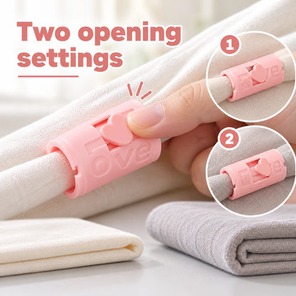 12-Pack Adjustable Bed Sheet Clips — Pin-Free Fasteners, Random Colors