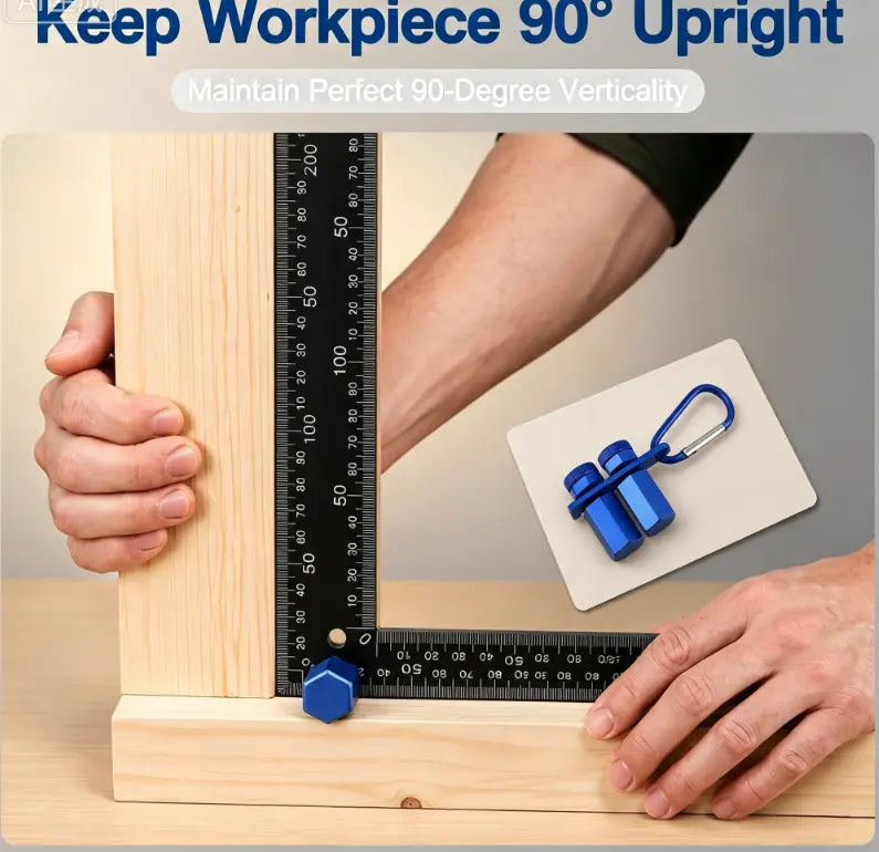 📐🔩Right-angle ruler auxiliary clip – for frame assembly