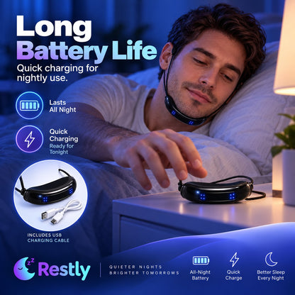 😴 Smart Electric Anti-Snore Device – Automatic Detection for Quiet Deep Sleep! 🌙