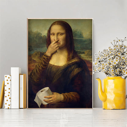 🧻Funny Bathroom Art Frameless- Add Some Holiday Laughs!