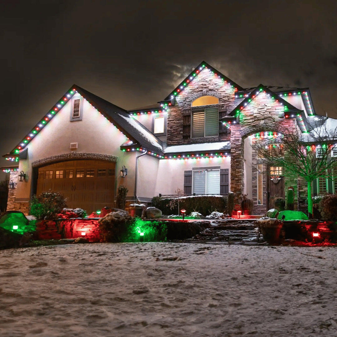 ✨ Permanent Rainbow Outdoor LED Lights – App Controlled & Year-Round Ready 🏡
