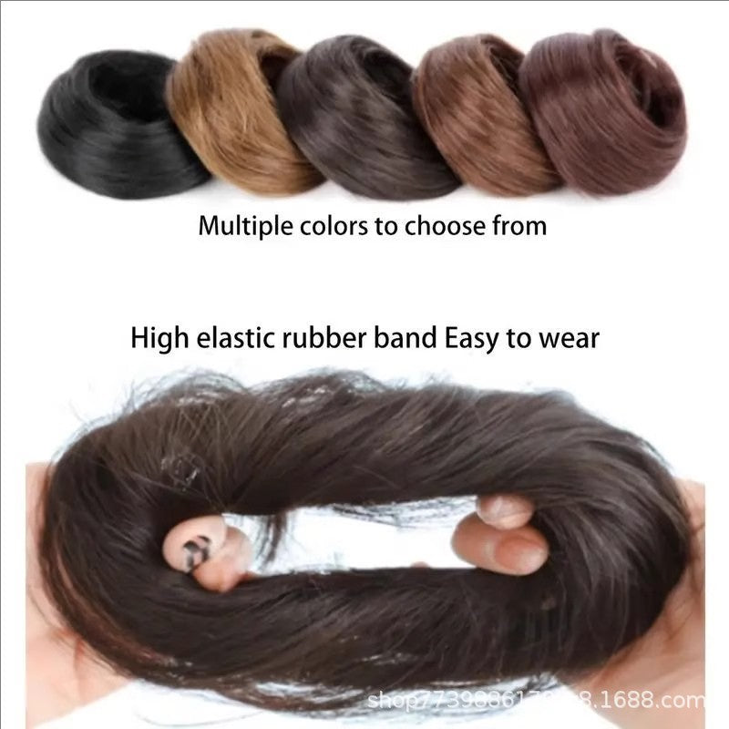 Buy three get one free✨ Messy Hair Bun Scrunchie— 7 Colors Available, Effortless Volume & Instant Updo Style 💁‍♀️