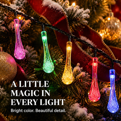 🎄 Transform Your Home Into a Christmas Wonderland! Solar LED Lighted Garland for Porch, Patio & Fence ✨🏡