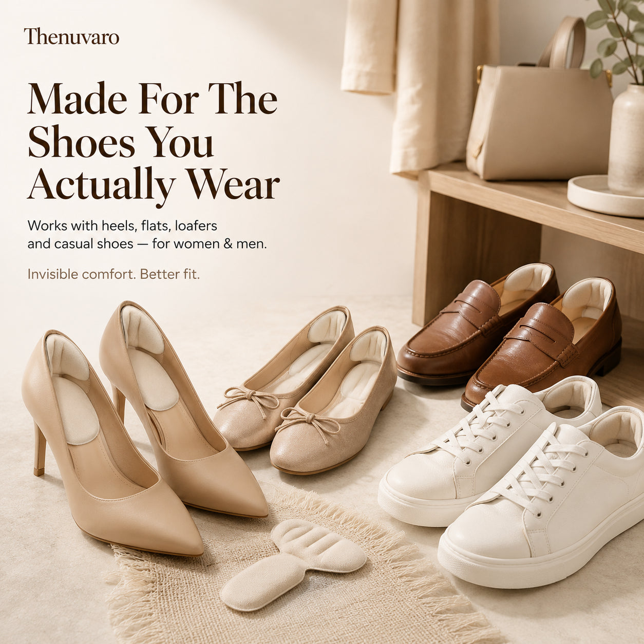 👠 10-Pair Pain-Free Heel Grips | Stop Shoes From Slipping & Blisters Fast ✨