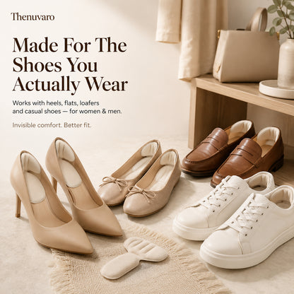 👠 10-Pair Pain-Free Heel Grips | Stop Shoes From Slipping & Blisters Fast ✨