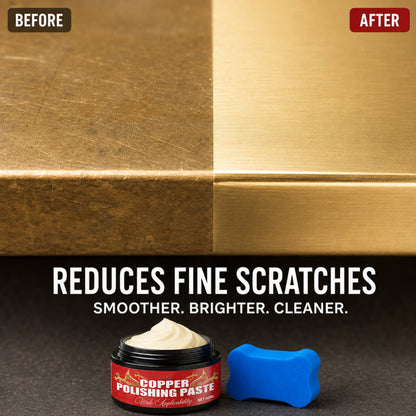 🧽✨ Copper Brass Polish Paste – Restores tarnished brass & copper to brilliant shine.