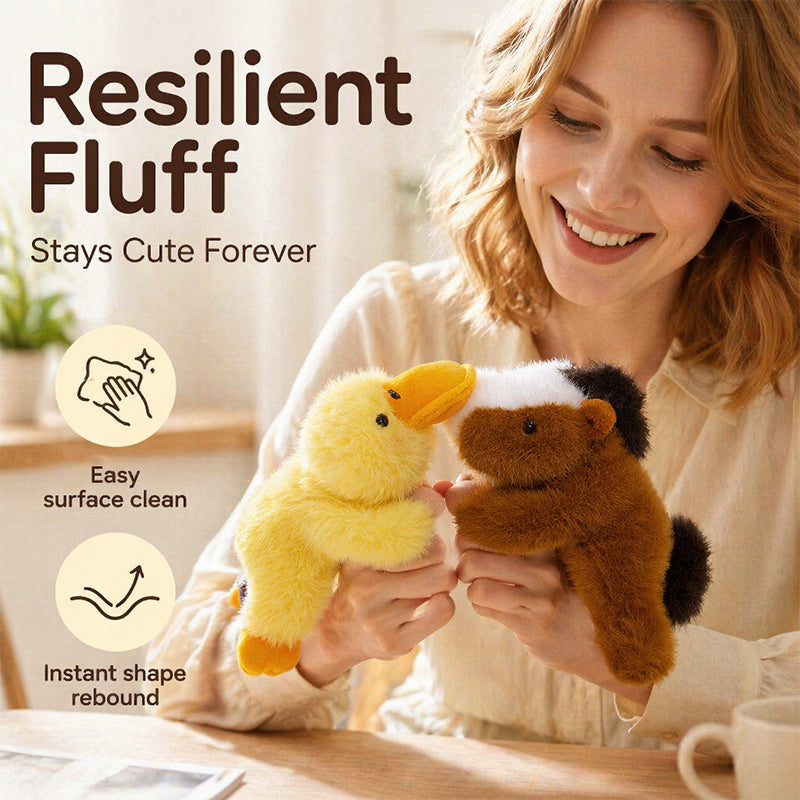 ✨ Super Cute & Squishy! — Velvet Forest Magnetic Plushie Fridge Magnet Doll 🧸💖