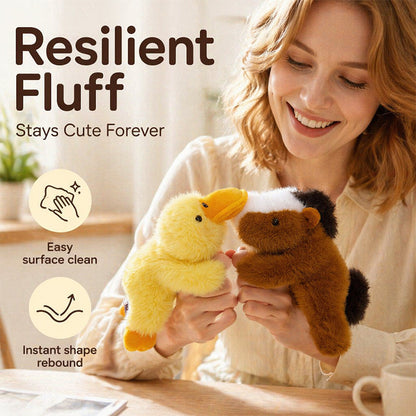 ✨ Super Cute & Squishy! — Velvet Forest Magnetic Plushie Fridge Magnet Doll 🧸💖