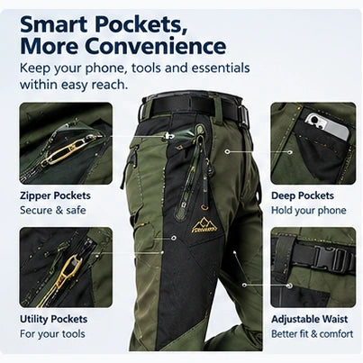 Women's fleece-lined ski work pants