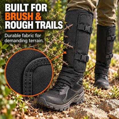 🥾Adjustable Snake-Resistant Leg Gaiters for Hiking & Hunting