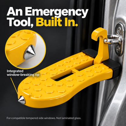 🚗Car Door Step with Built-In Window Breaker