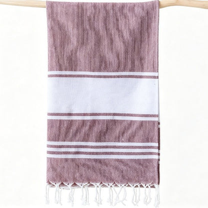 🏖️Lightweight and soft modern plain weave oversized beach towel