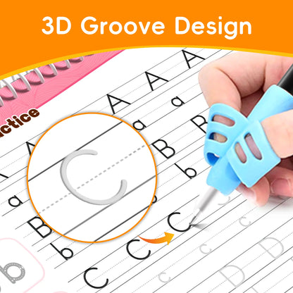 📚 Reusable Grooved Handwriting Workbook for Kids
