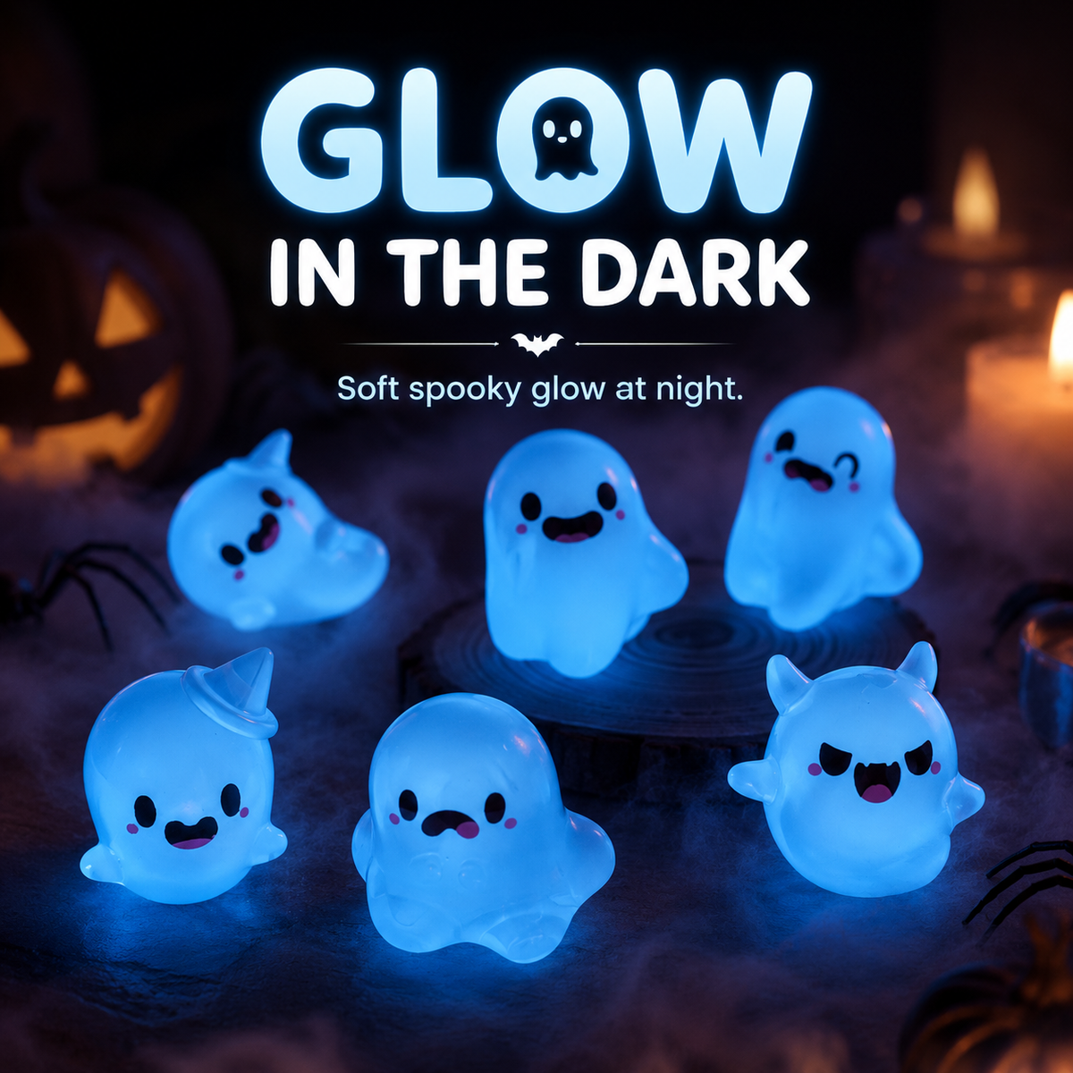 👻Halloween Mini Luminous Ghost Figurines